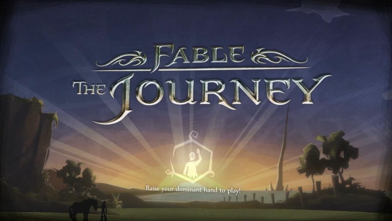 Fable: The Journey title screen for Xbox 360